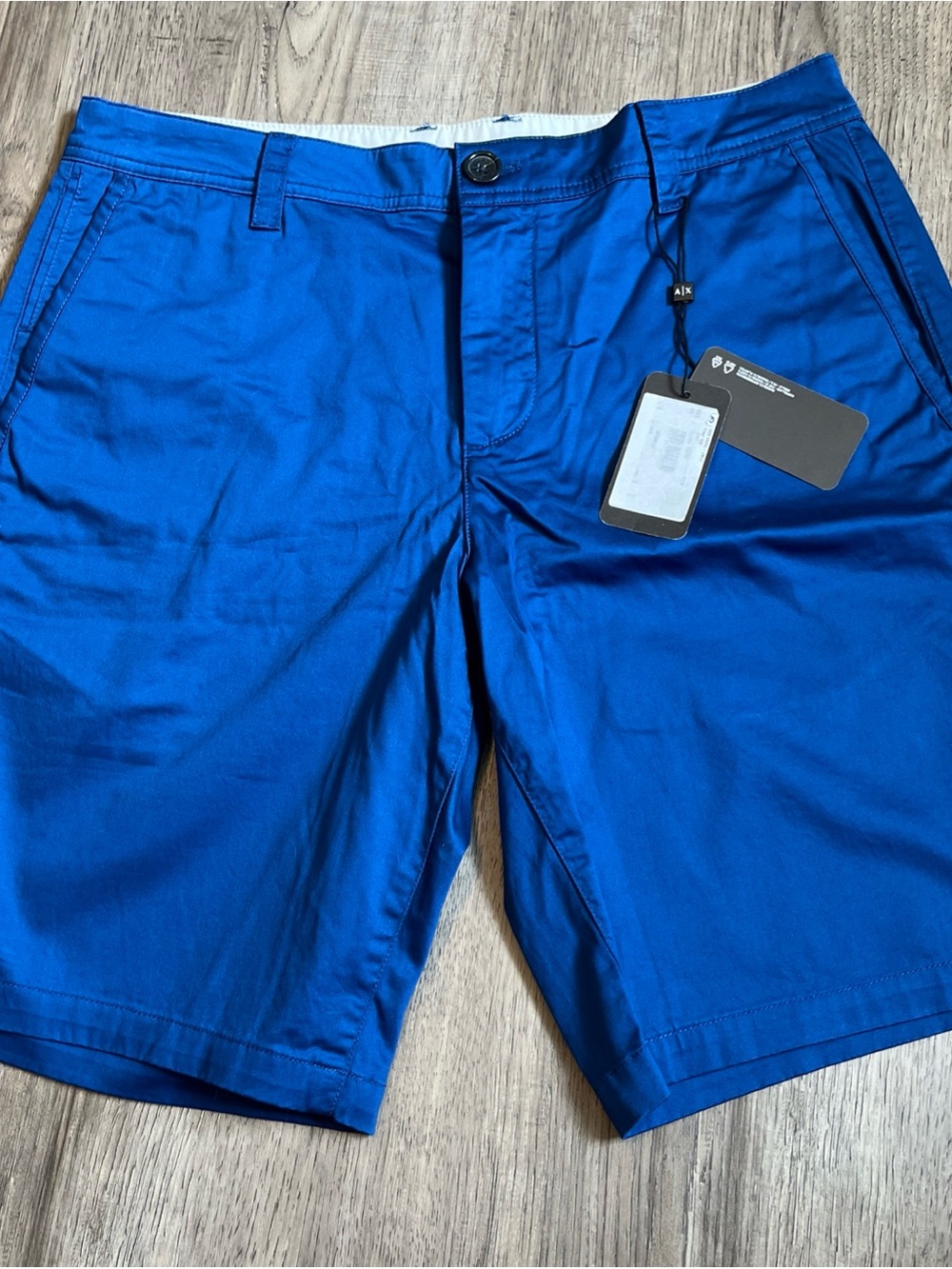 A/X Armani Exchange Men's Blue Chino Shorts 32